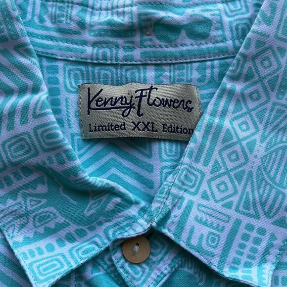 Vintage Kenny Flowers Limited Edition Button Front Mens XXL - Picture 3 of 10